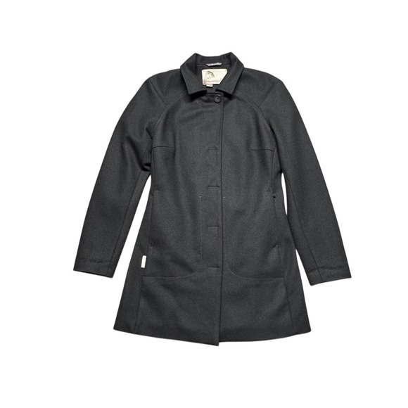 Icebreaker Coastal Full Zip100% Merino Wool Black PeacoatWomens M Minimalist